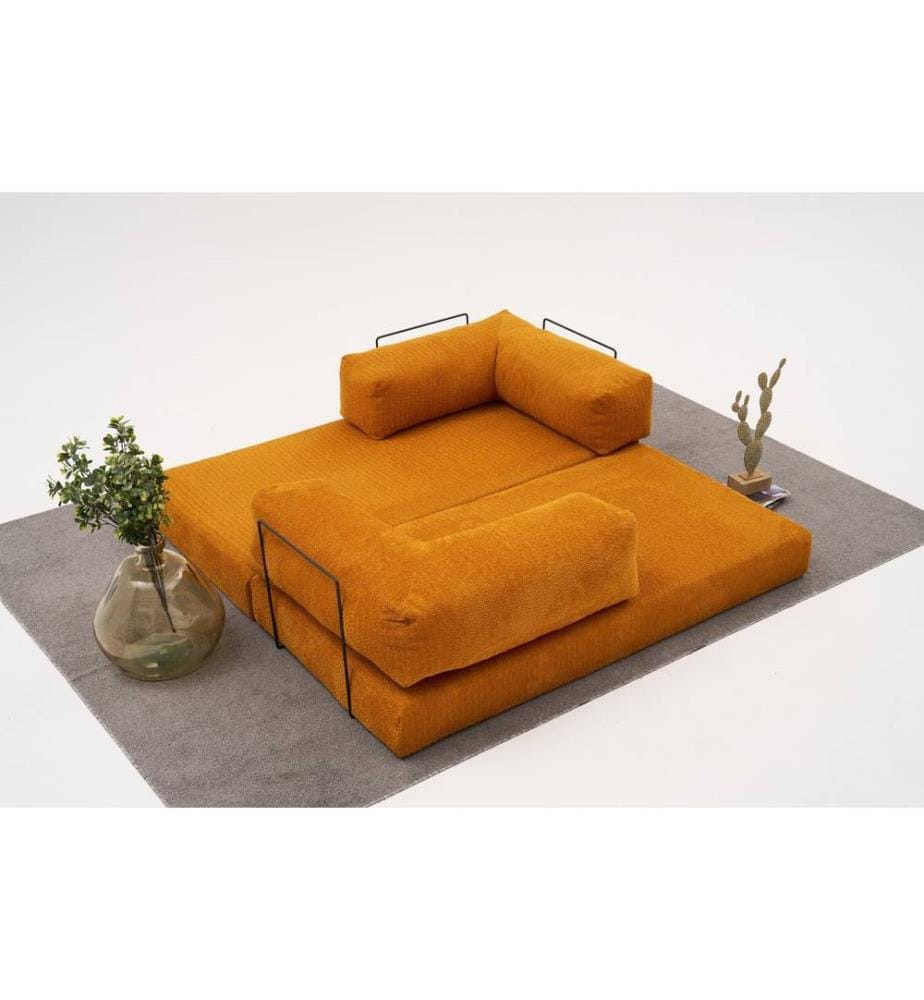 Komfort 3-Sitz Sofa - Orange