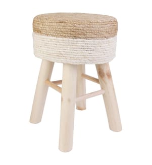 Hocker Tresse - Holz und Sand
