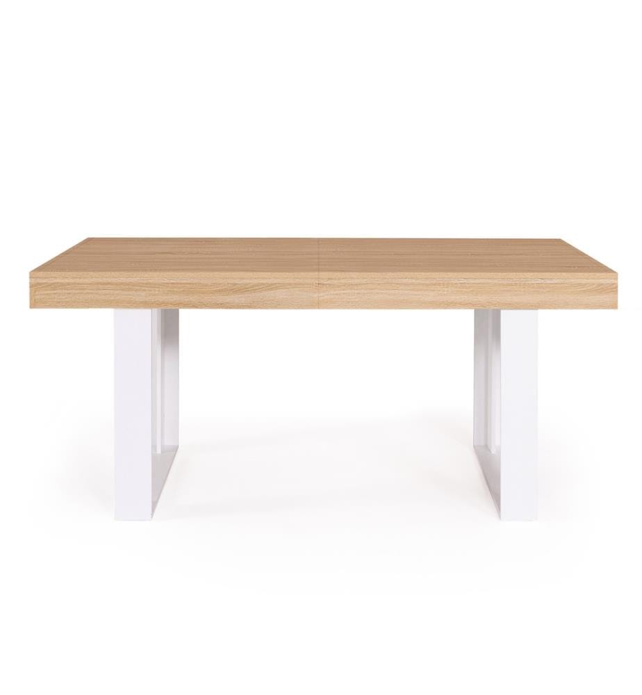 Brixton Extensible Dining Table 160-200 x 80 x 75 cm - White