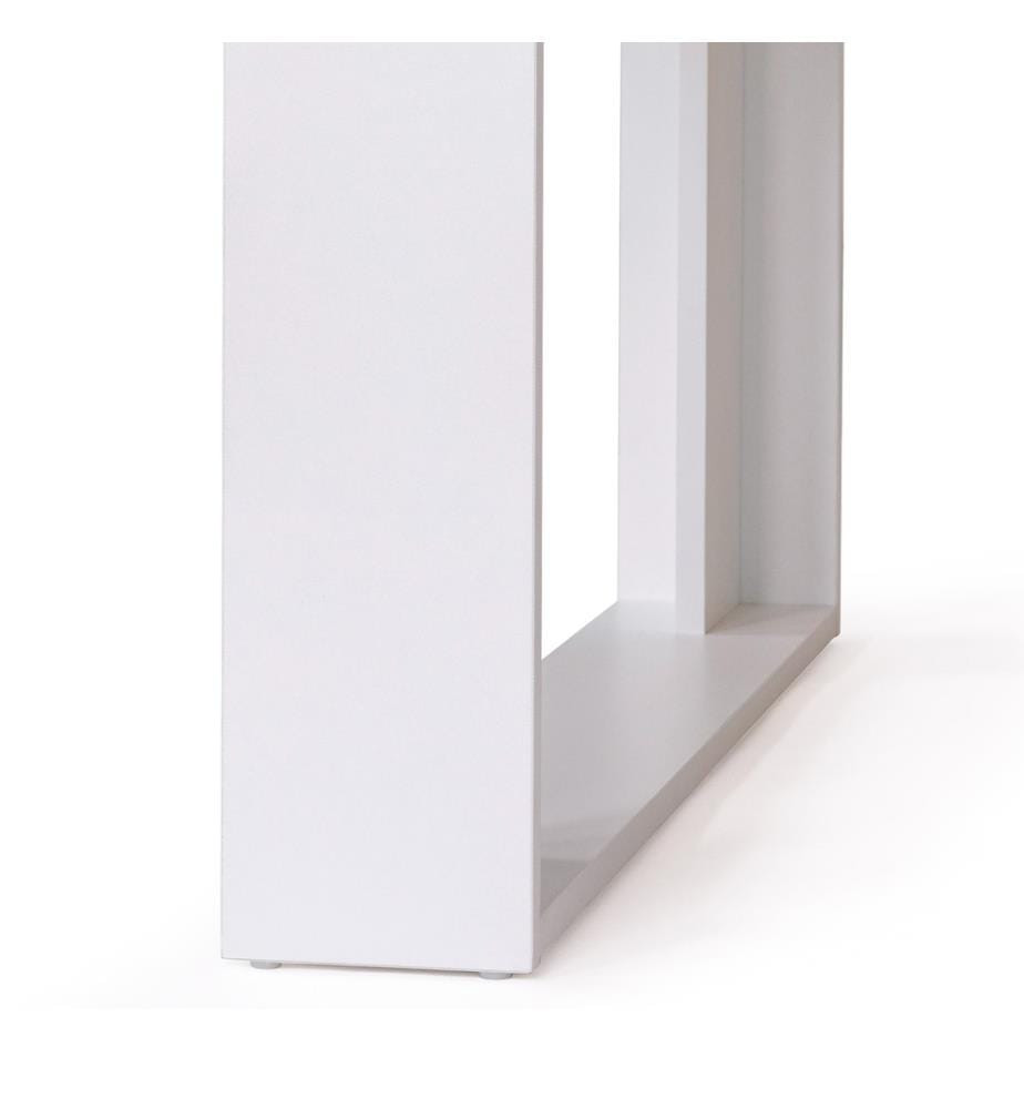 Brixton Extensible Dining Table 160-200 x 80 x 75 cm - White