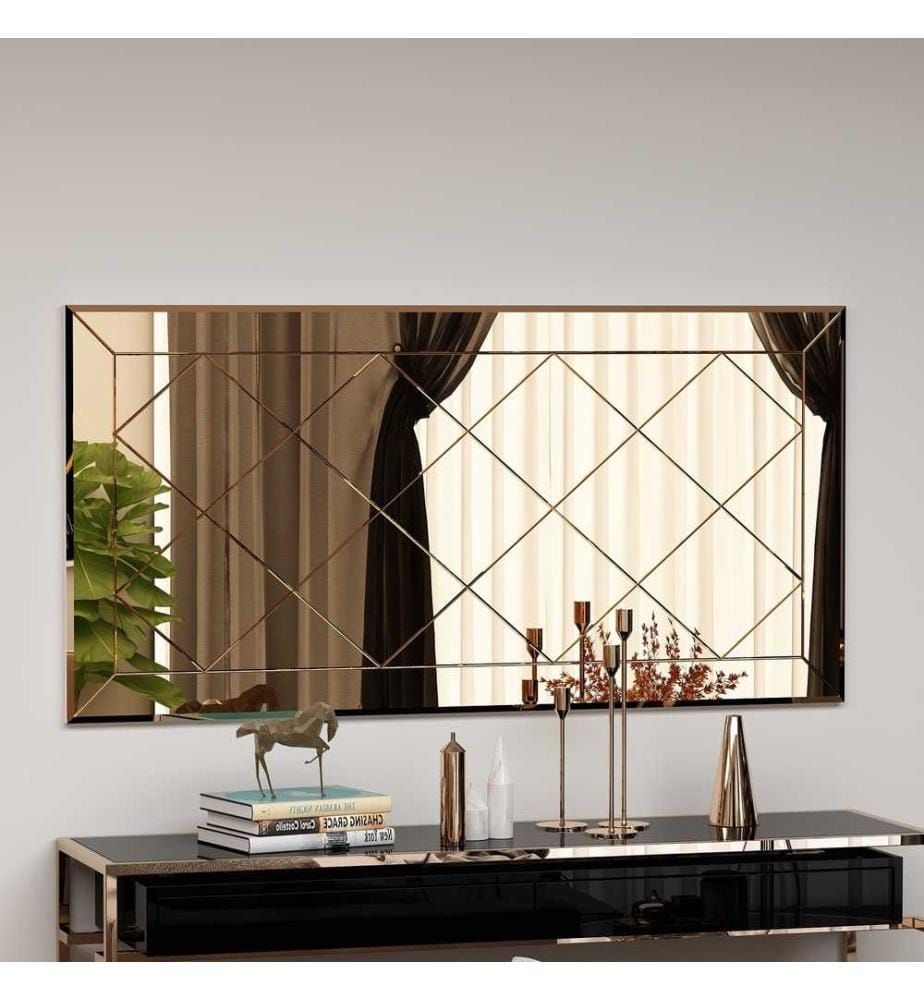 Miroir, bronze, MDF
