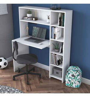 Bureau d'étude, blanc, panneau de particules mélaminé