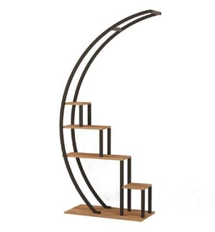 Atlantique, Stand De Fleurs, 180X85X35 cm, Plaque De Particules Enrobée De Mélamine