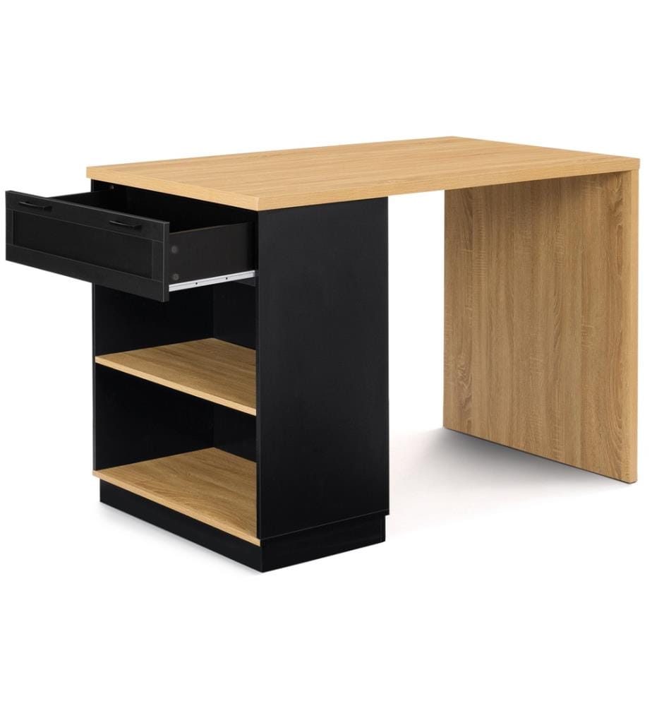 Marius Kitchen Island 130 x 80 90.5 cm - Black