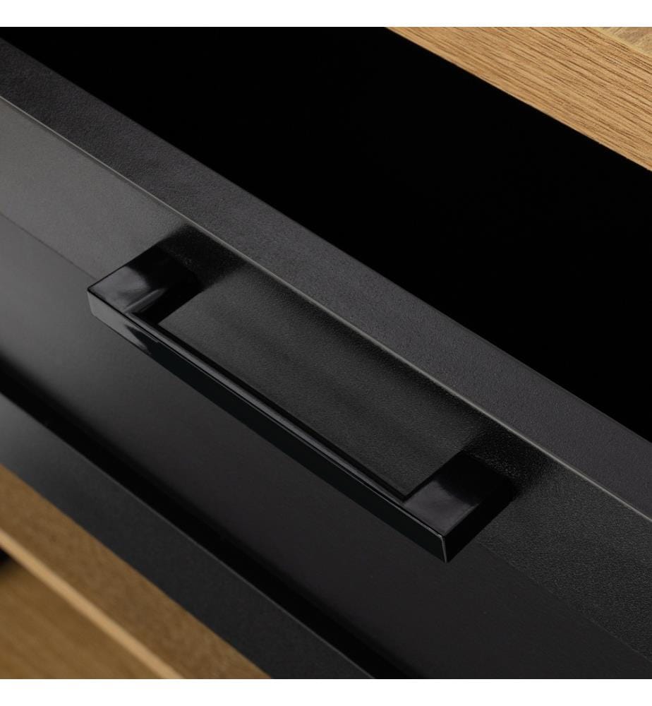 Marius Kitchen Island 130 x 80 90.5 cm - Black