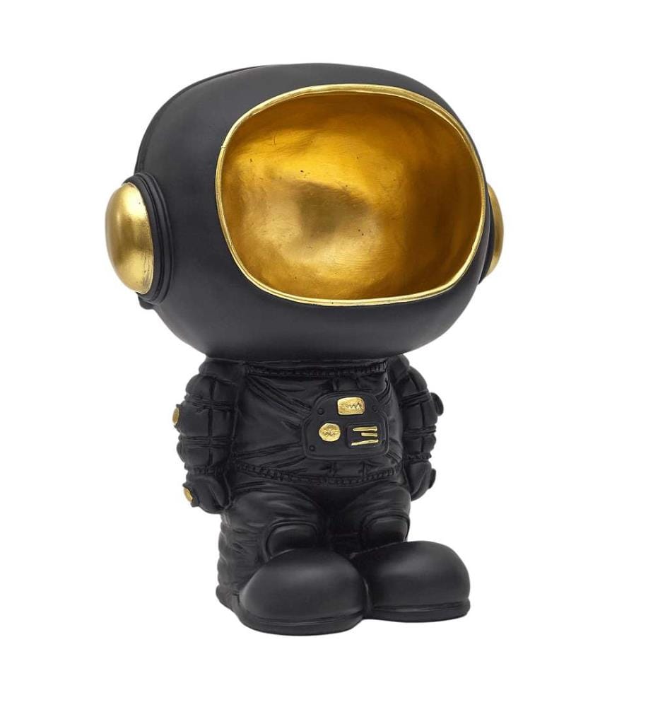Statue Astronaut Leer Tasche Schwarz M4