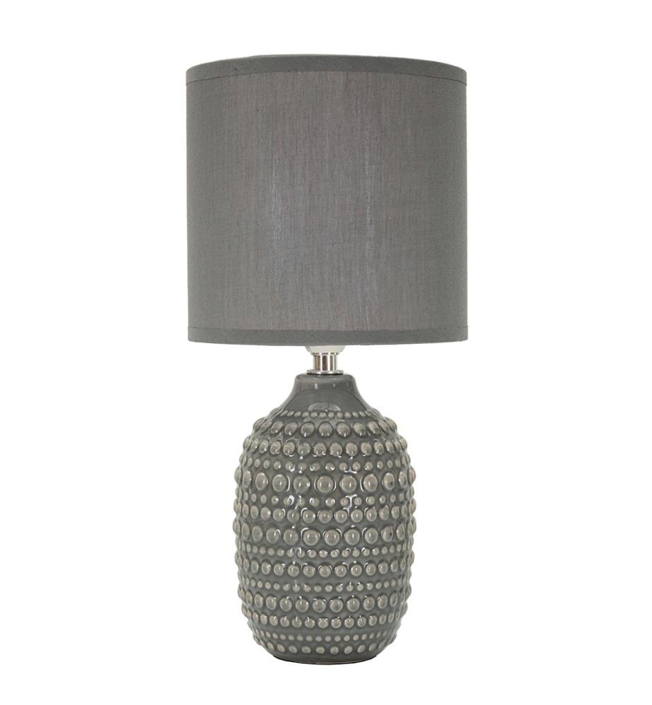 Tischlampe Ø 15 x 30,5 cm - Grau