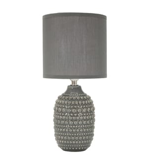 Tischlampe Ø 15 x 30,5 cm - Grau
