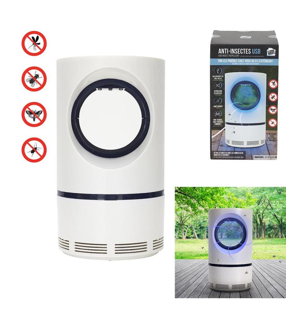 Lampe LED Anti-Moustique - Blanc