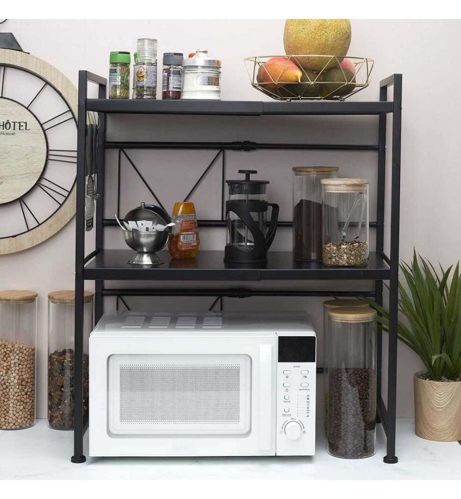 Rangement pour Micro Ondes - Noir