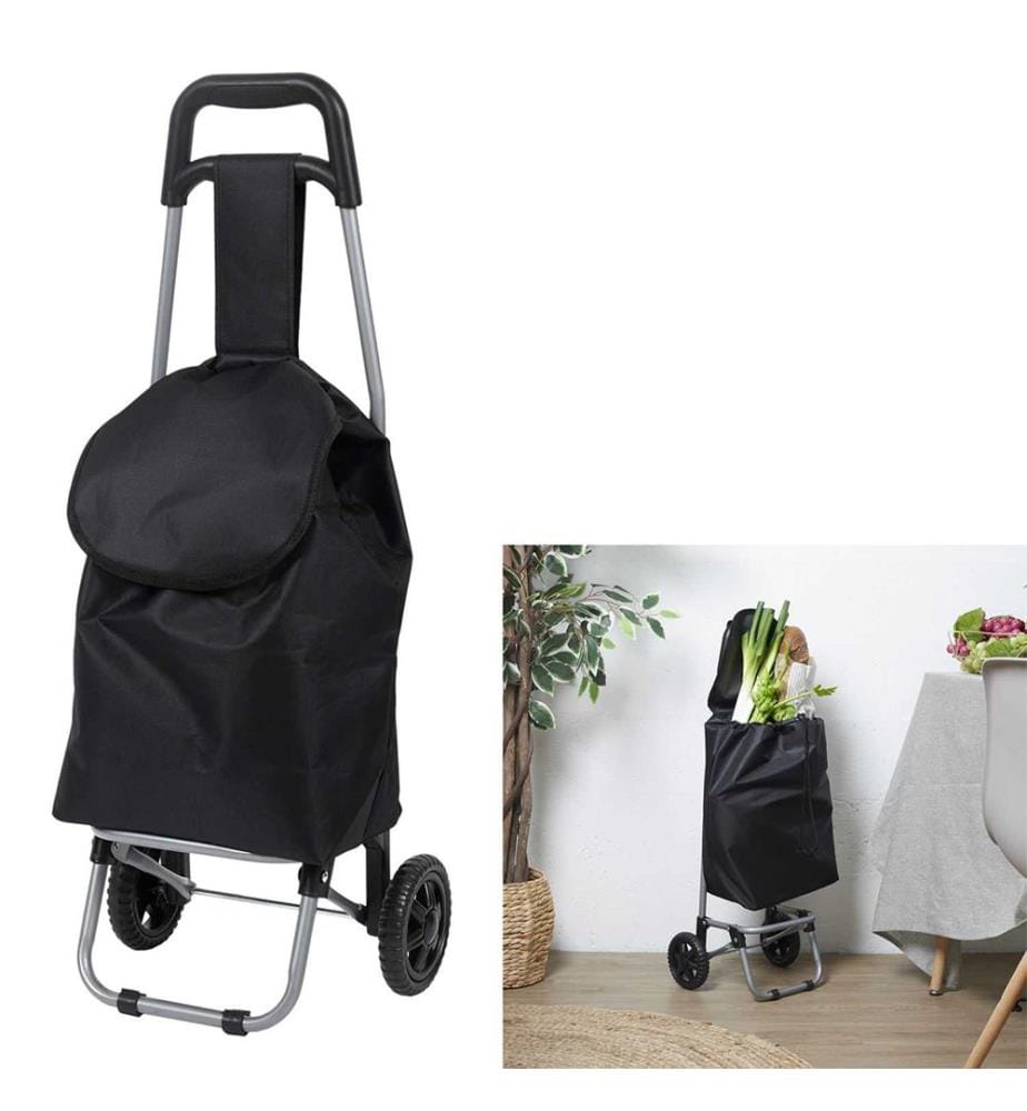 Chariot Shopping 2 Roues - Noir