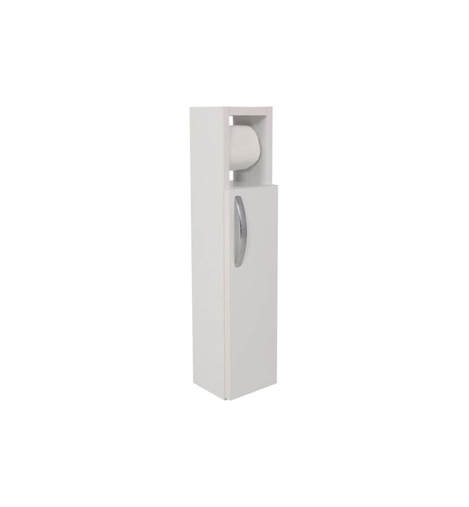 Woody Fashion - Badezimmerregal Star 15 x 65 x 12 cm, Weiss