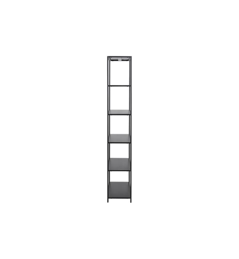 Bibliothek Newcastle 185x69,5x30 cm - Schwarz