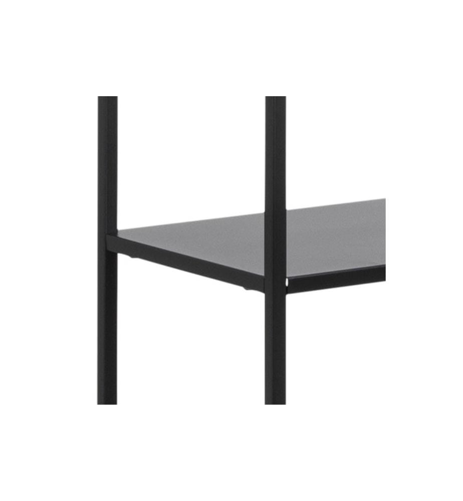 Bibliothek Newcastle 185x69,5x30 cm - Schwarz