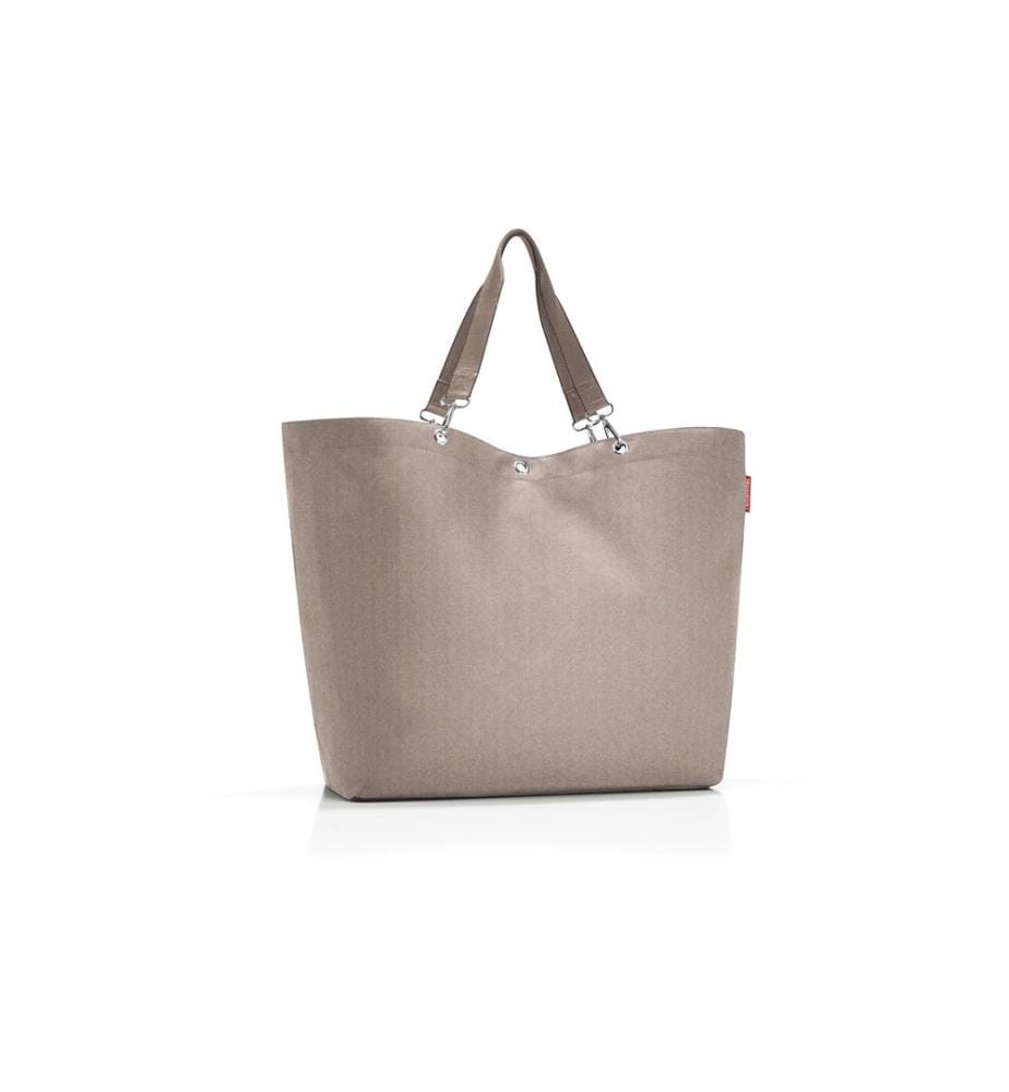 REISENTHEL - Sac Shopper XL Herringbone Mokka