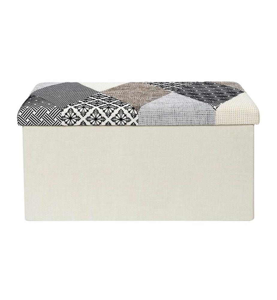 Folding Bench Chest 76 x 38 x 38 cm - Multicoulore