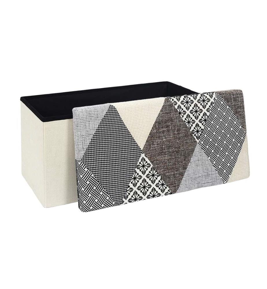 Folding Bench Chest 76 x 38 x 38 cm - Multicoulore