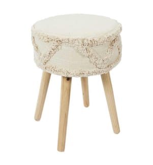 Mirage Hocker - Weiss und Braun