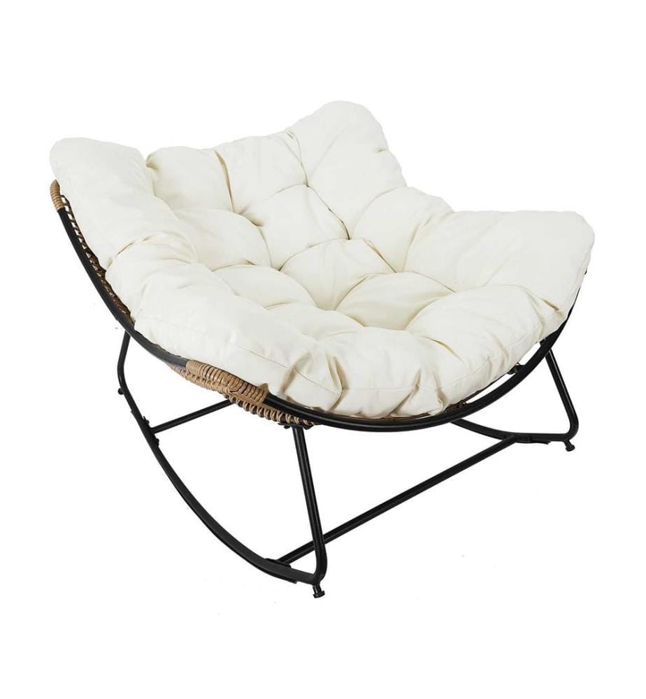 Tulum Schaukelstuhl Kissen Beige