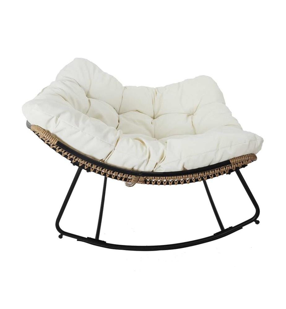 Tulum Schaukelstuhl Kissen Beige