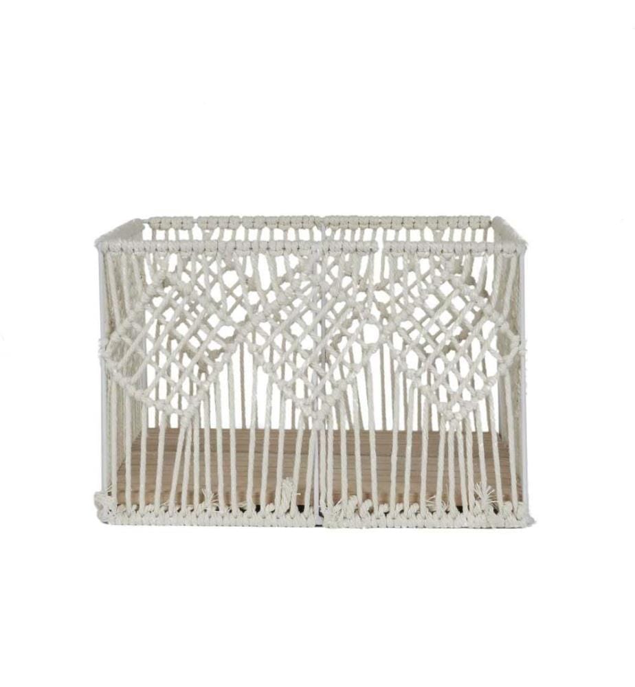 Rechteckiger Korb Gigogne x3 Boho - Beige