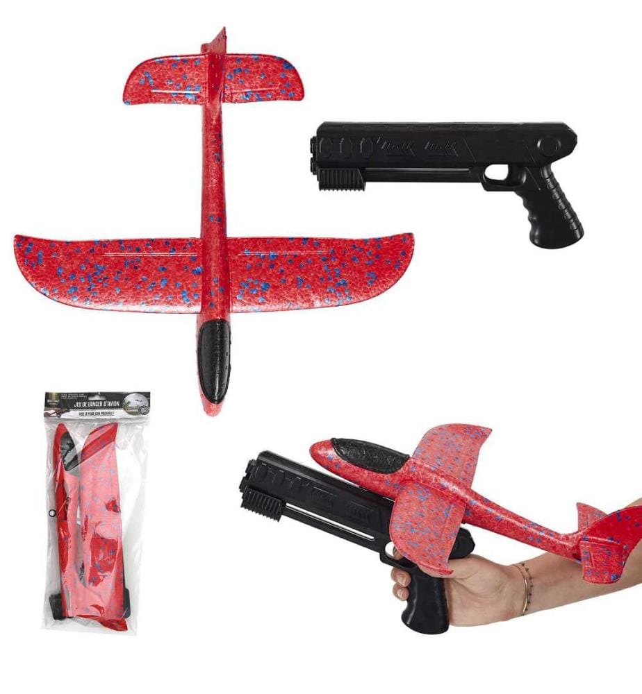 Jeu du Lancer d'Avion Avec Propulseur M12 - Rouge