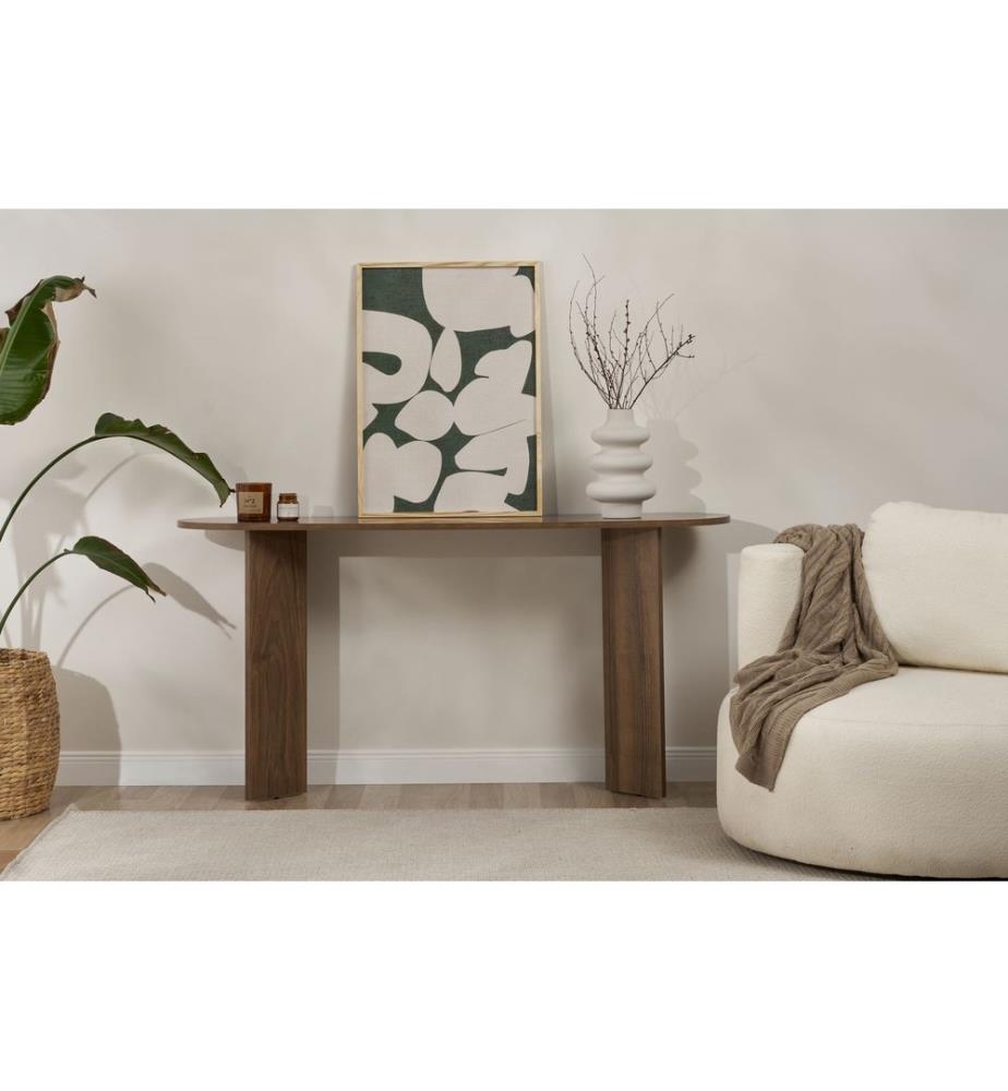 Sideboard, Walnuss, 100 % melaminbeschichtete Spanplatte
