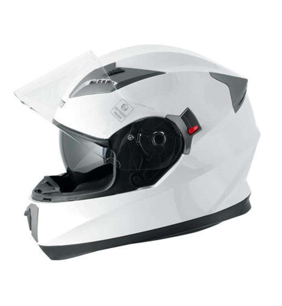 Casque de Moto Badge - Blanc