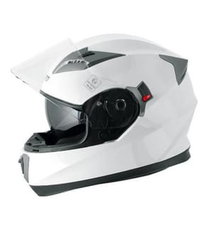 Casque de Moto Badge - Blanc