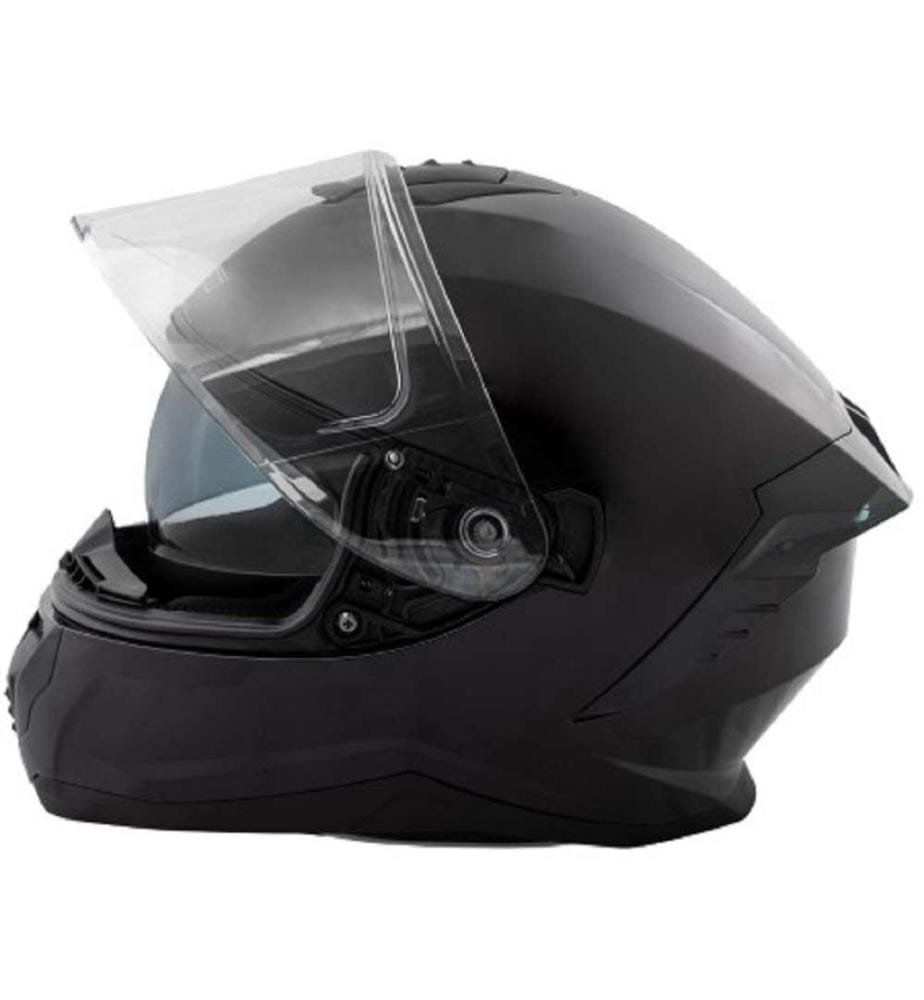 Casque intégral Panic à double visière - Noir
