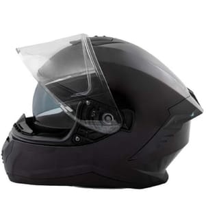 Casque intégral Panic à double visière - Noir