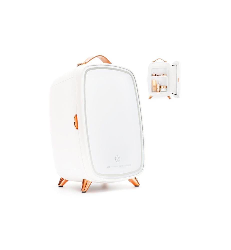 RIO - Réfrigérateur beauté avec miroir FRBM Blanc