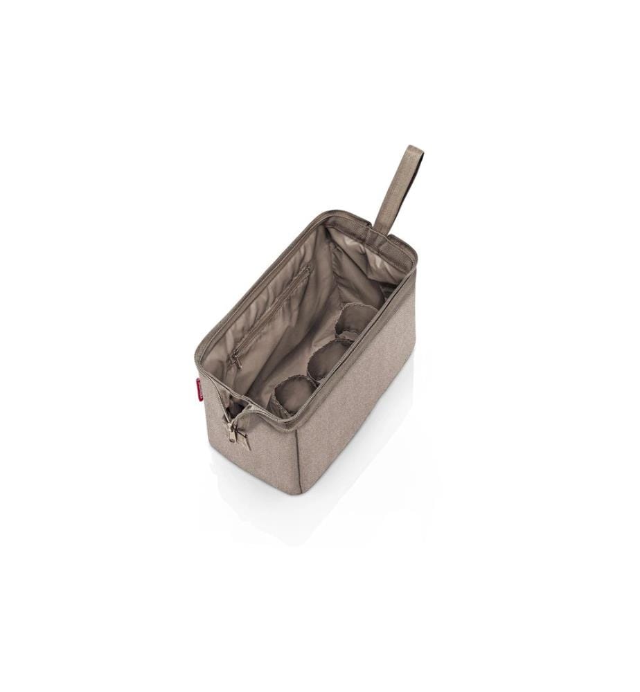 REISENTHEL - Trousse de toilette Travelcosmetic Herringbone Mokka