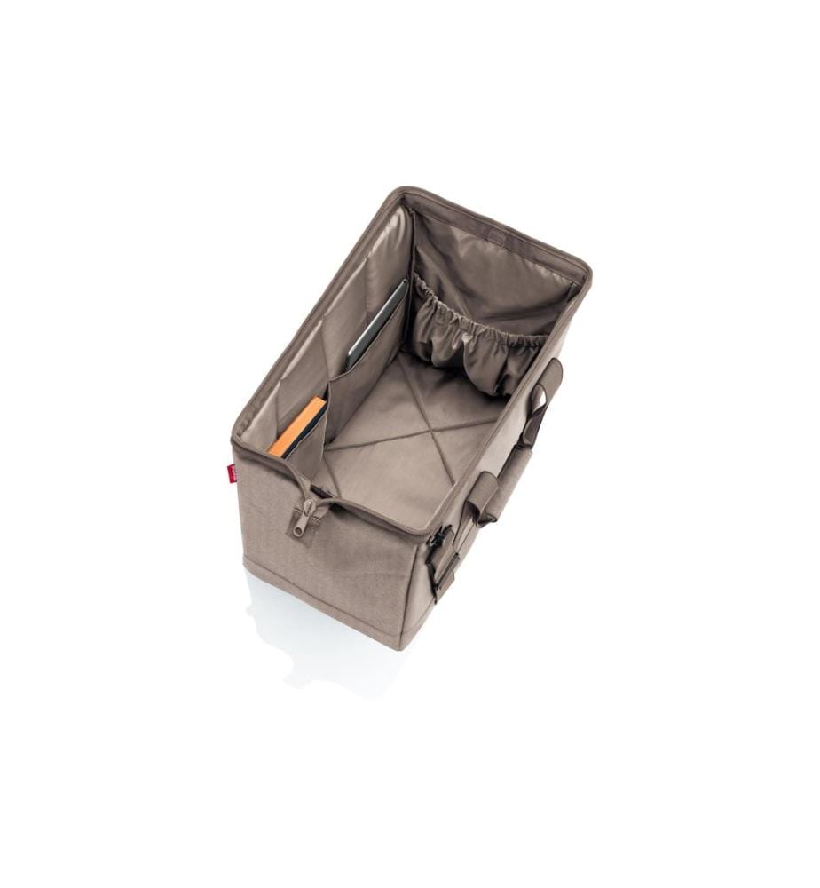 REISENTHEL - Umhängetasche Allrounder L Herringbone Mokka