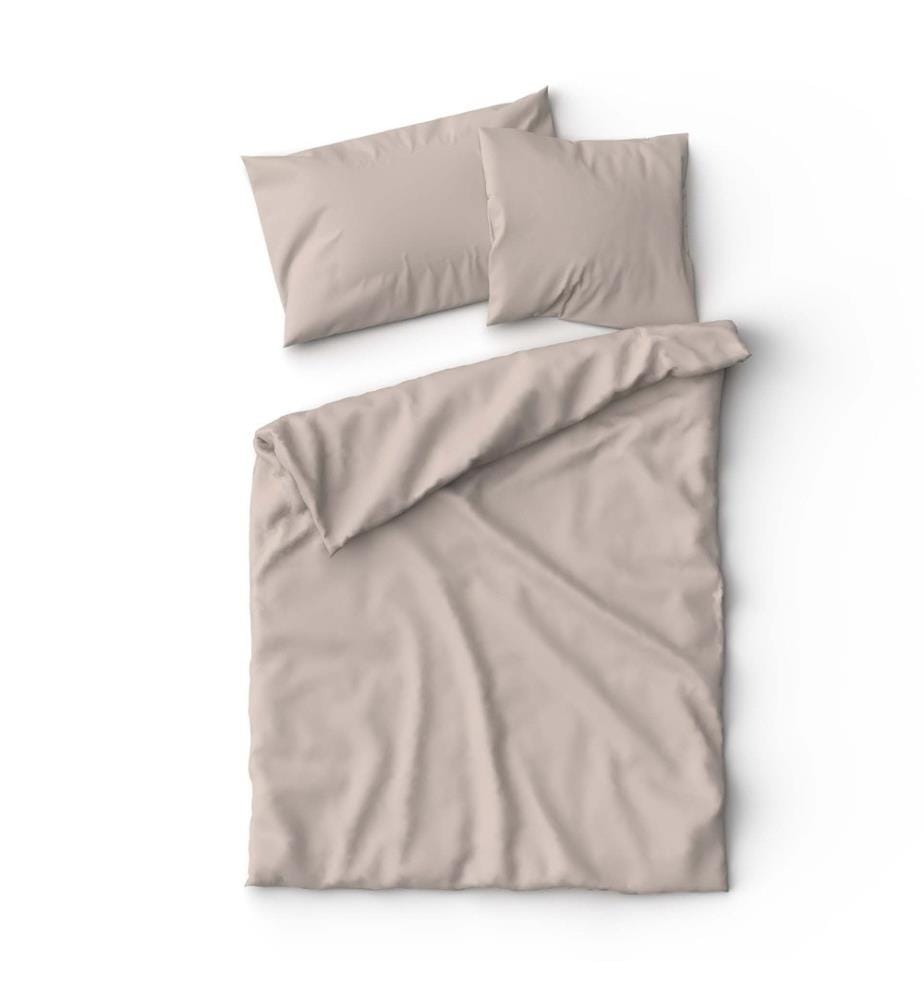 LOTUS - Bettwäsche Bambus Uni Taupe - 50 x 70 cm