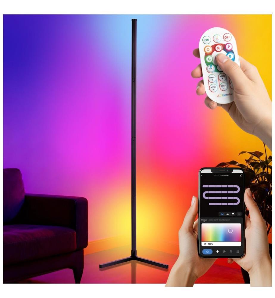 LED-Stehlampe Spectra, 16 Millionen Farben, 200 Lichtmodi - pro Stück