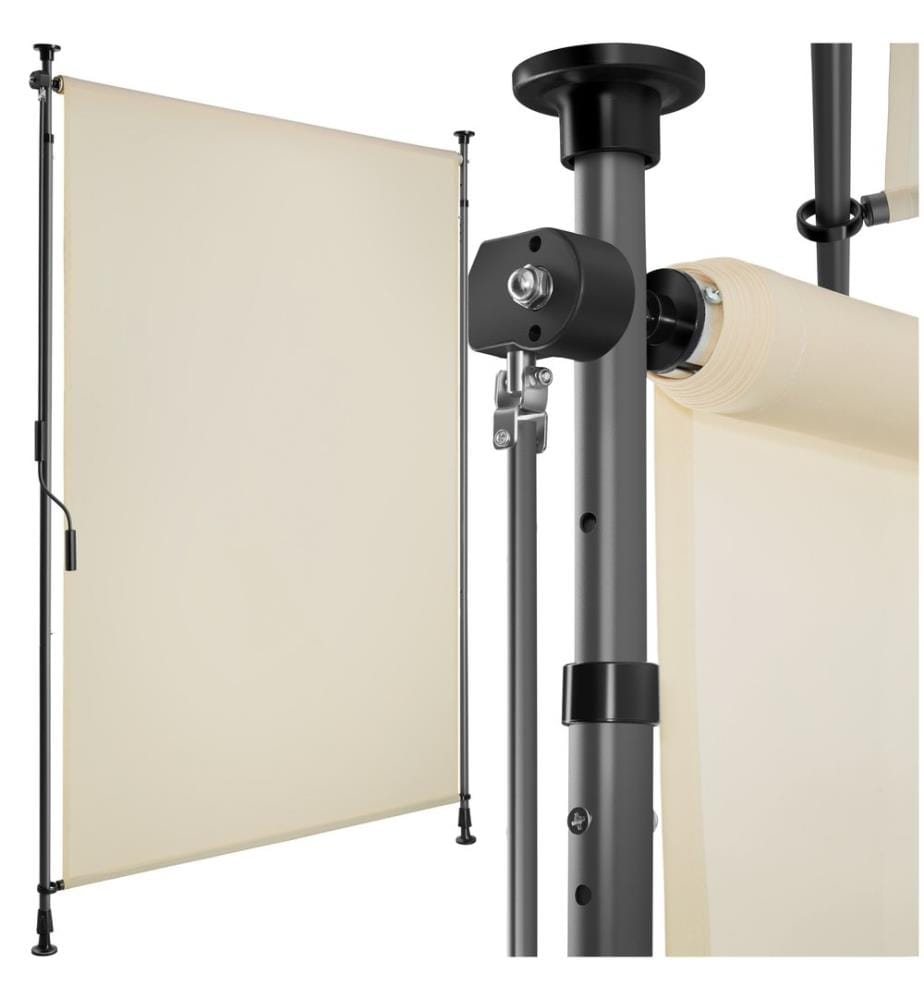 Klemmmarkise Taija mit Handkurbel - 100 x 310 cm, beige