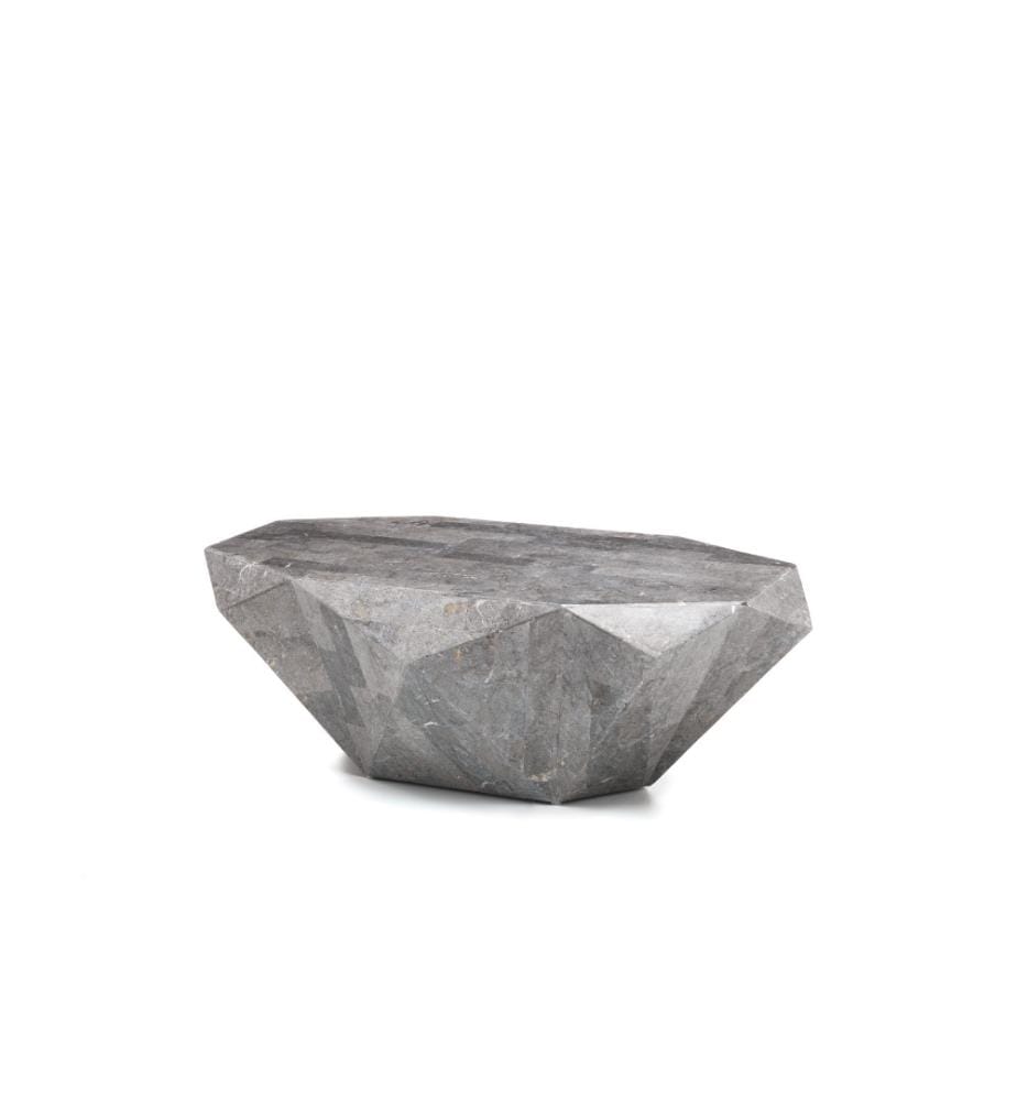 Diamond Fossil Stone Coffee Table 120x70x40 cm