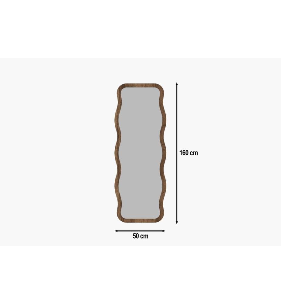 Miroir, noyer, MDF
