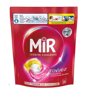 6 x Pods Lessive Raviveur Couleurs – 270 g (20 Lavages)
