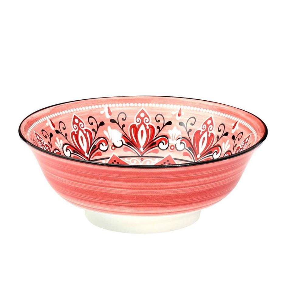 Salatschüssel Jaipur 21 cm - Rot