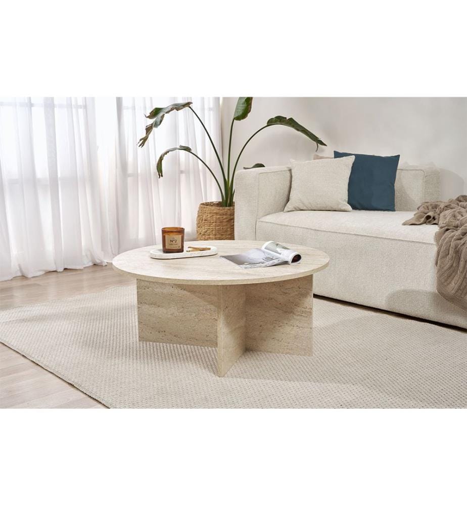 Table basse - Travertin