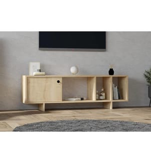 Mobile TV, Rovere, Pannello truciolare rivestito in melamina