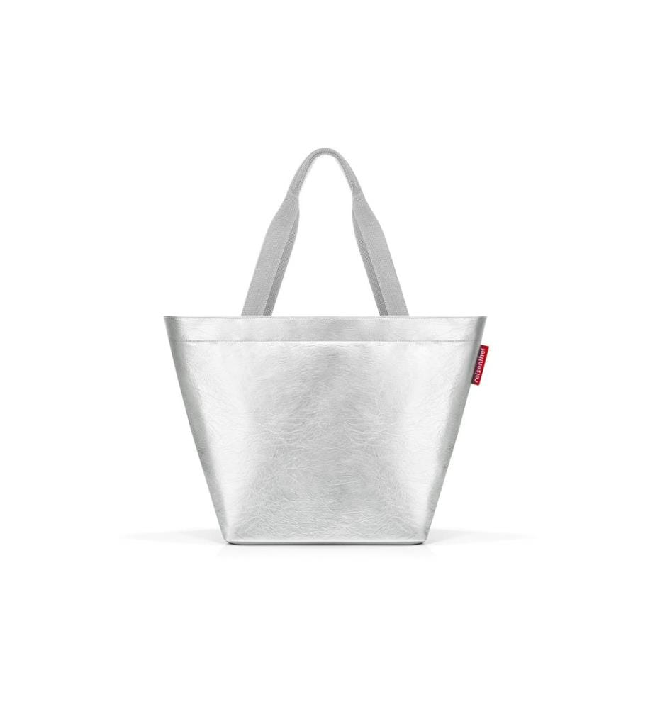 REISENTHEL - Tasche Shopper M Silver Crackle