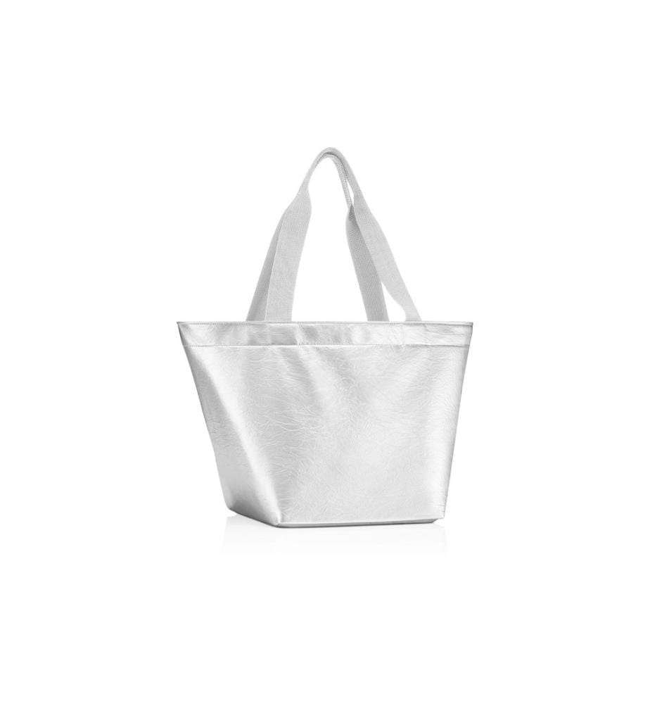 REISENTHEL - Tasche Shopper M Silver Crackle