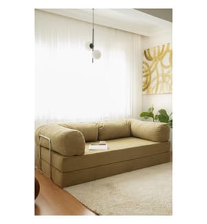 3-seater sofa-bed Nook - Kaki