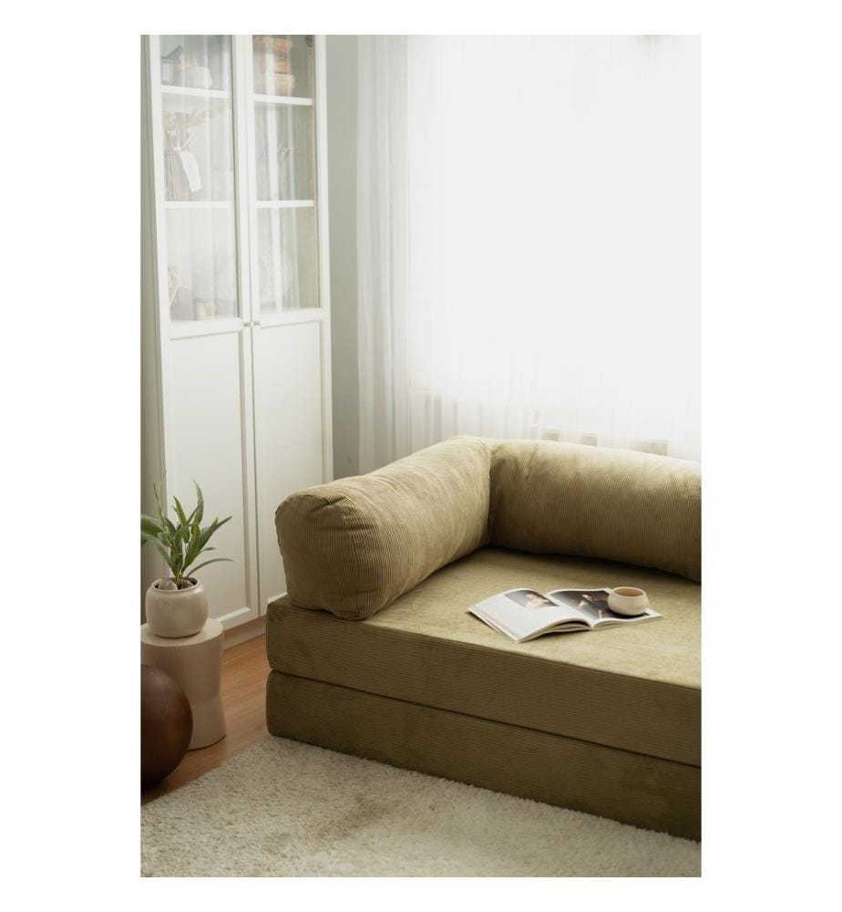 Divano letto a 3 posti Nook - Kaki