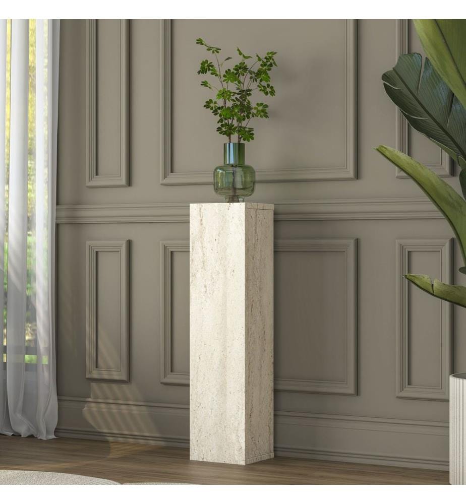 Side Table - Travertine