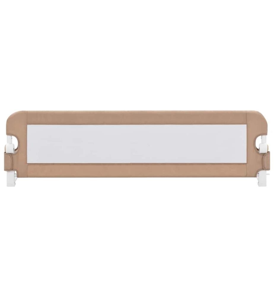 Kleinkind-Bettschutzgitter Taupe 150x42 cm Polyester