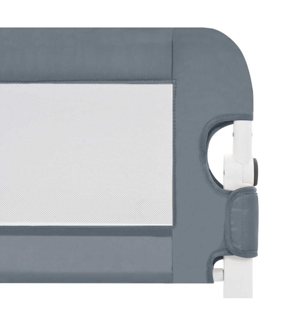 Kleinkind-Bettschutzgitter Grau 102x42 cm Polyester